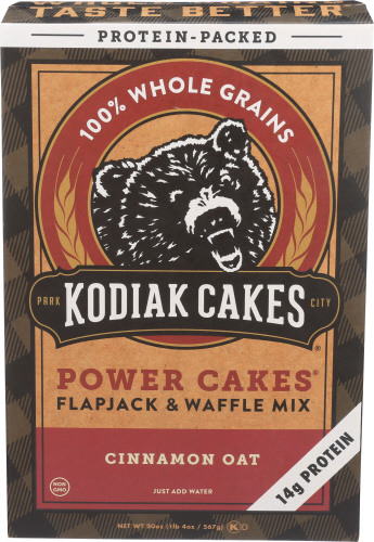 Kodiak Cakes Cinnamon Oat Flapjack and Waffle Mix, 20 Ounce -- 6 per case