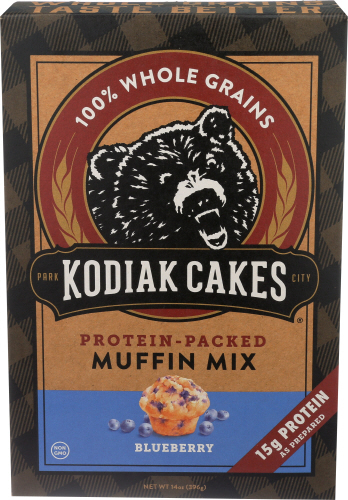 Kodiak Cakes Blueberry Muffin Mix, 14 Ounce -- 6 per case