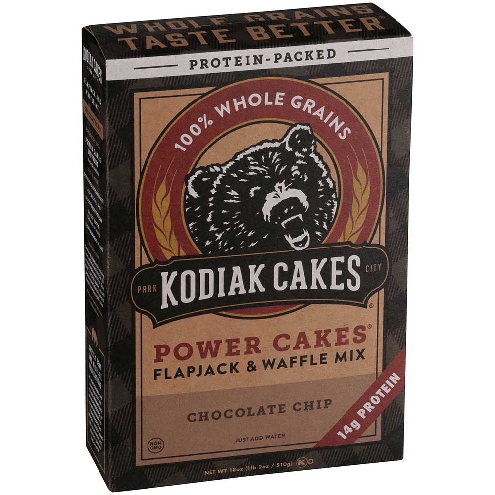 Kodiak Power Cakes Chocolate Chip Flapjack And Waffle Mix, 18 Ounce -- 6 Per Case