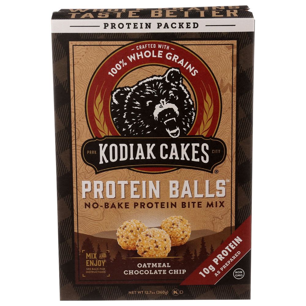 Kodiak Chocolate Chip Oatmeal Protein Ball Mix, 12.7 Ounce -- 6 per case