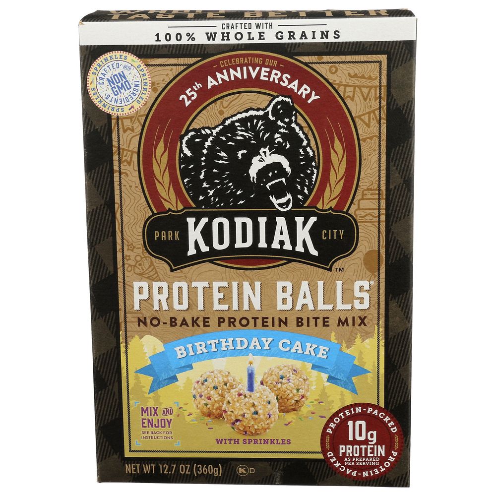 Kodiak Birthday Cake Protein Ball Mix, 12.7 Ounce -- 6 per case