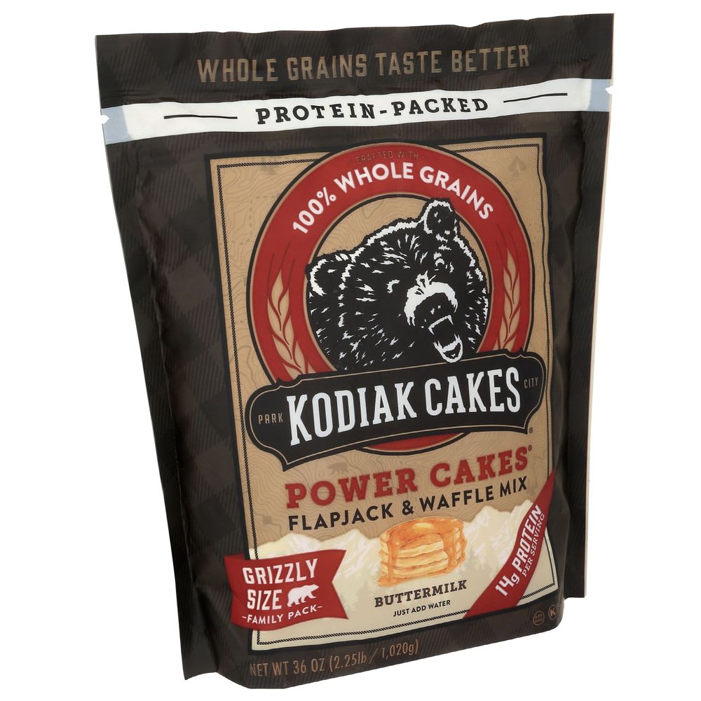 Kodiak Power Cakes Protein Packed Buttermilk Flapjack And Waffle Mix, 36 Ounce -- 6 Per Case