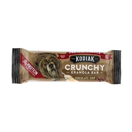 Kodiak Cakes Chocolate Chip Crunchy Granola Bar, 12 Bars