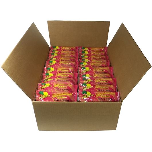 Los Cabos Egg And Cheese Breakfast Burrito, 3.4 Ounce -- 120 Per Case