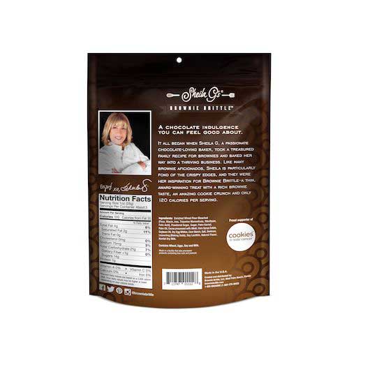 Sheila G's Chocolate Chip Brownie Brittle, 2.75 Ounce -- 8 Per Case