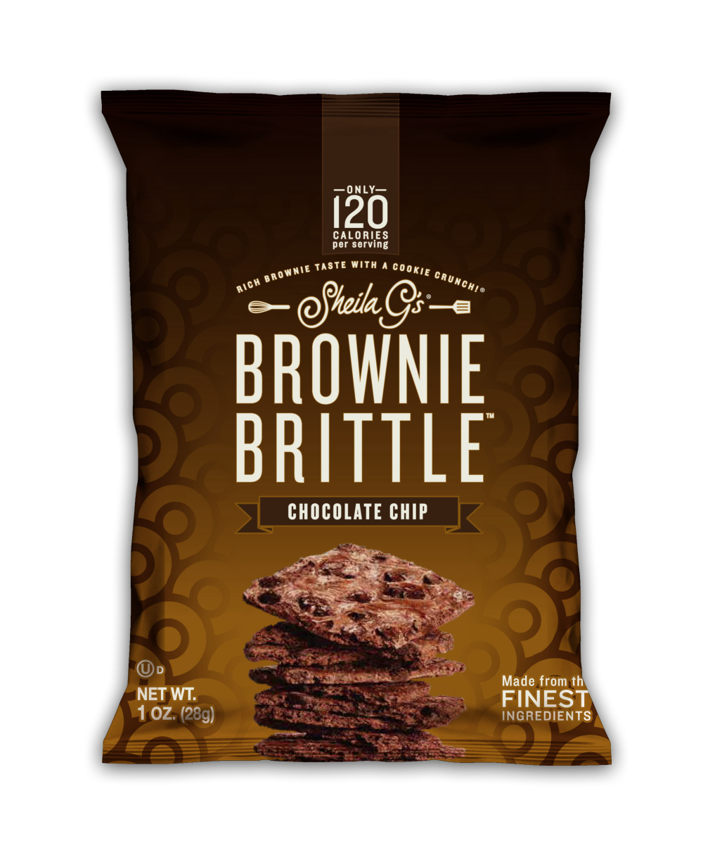 Sheila G's Chocolate Chip Brownie Brittle, 1 Ounce -- 72 Per Case