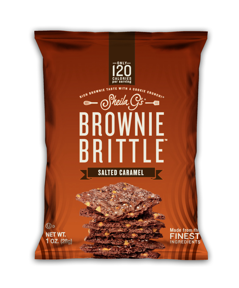 Sheila G's Salted Caramel Brownie Brittle, 1 Ounce -- 72 Per Case
