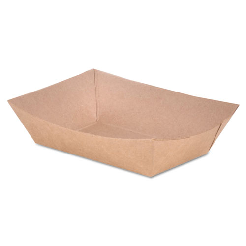 Sct Brown Kraft Paper Eco Food Tray, 0.25 Pound Capacity -- 1000 Per Case
