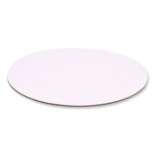 Sct White Paper Mottled White Cake Circle, 10 Inch Diameter -- 100 Per Case
