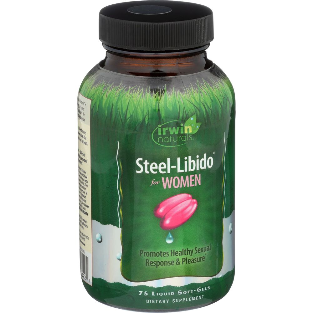 Irwin Naturals Steel Libido Liquid Softgels For Women, 75 Count