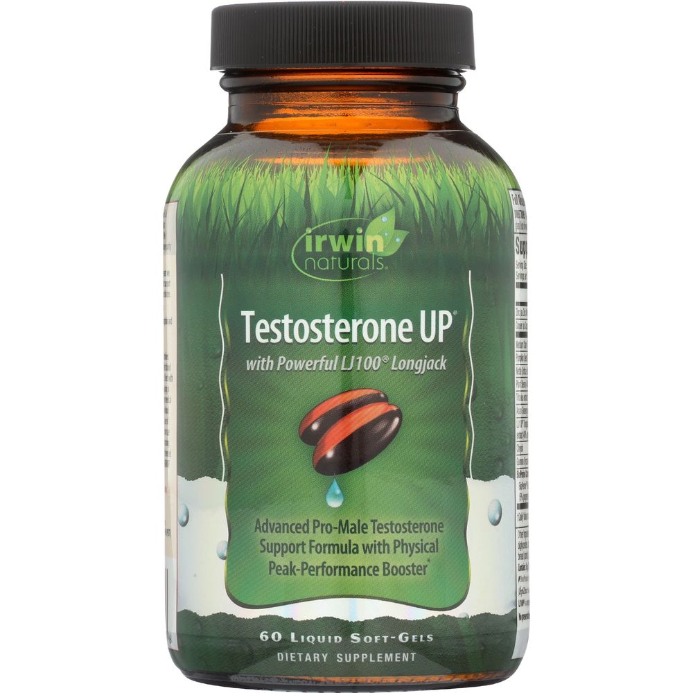 Irwin Naturals Testosterone Up Liquid Softgels, 60 Count