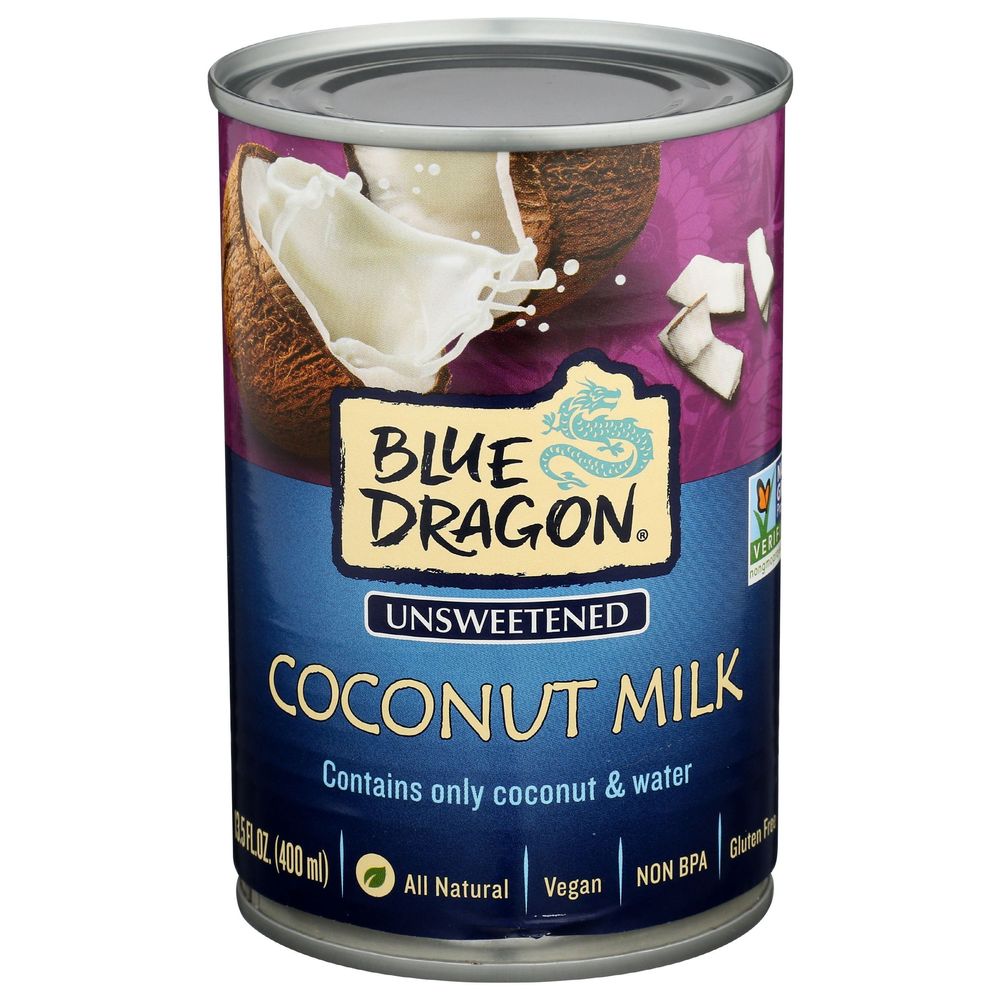 Blue Dragon Unsweetened Regular Coconut Milk, 13.5 Fluid Ounce -- 12 Per Case