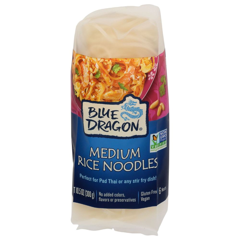 Blue Dragon Medium Rice Noodles, 10.58 Ounce -- 4 Per Case
