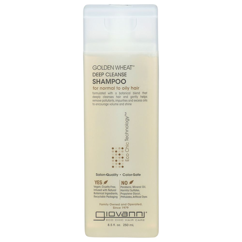 Giovanni Golden Wheat Deep Cleanse Shampoo, 8.5 Ounce -- 3 Per Case