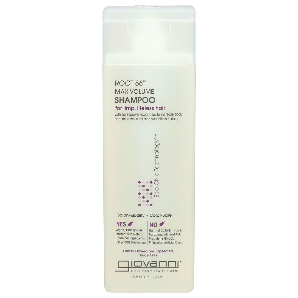 Giovanni Root 66 Max Volume Shampoo, 8.5 Ounce -- 3 Per Case