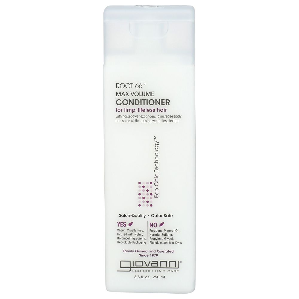 Giovanni Root 66 Max Volume Conditioner, 8.5 Ounce -- 3 Per Case