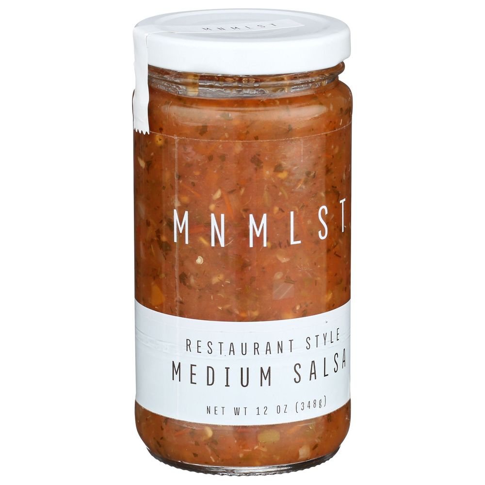 Mnmlst Restaurant Style Medium Salsa, 12 Ounce -- 6 Per Case