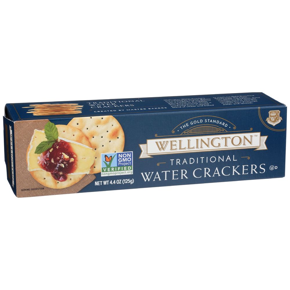 Wellington Traditional Water Cracker, 4.4 Ounce -- 12 Per Case