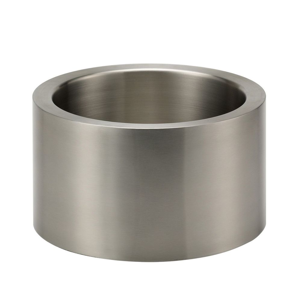 Service Ideas 18/8 Stainless Steel Brushed Finish Double Wall Personal Party Tub Beverage Chiller, 1.5 Gallon Capacity