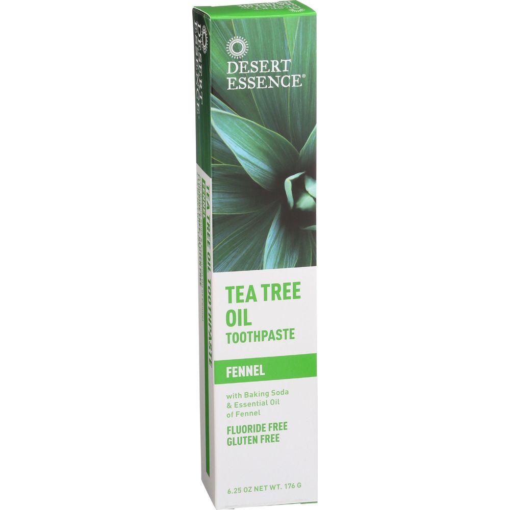 Truthpaste Fennel Toothpaste Desert Essence Tea Tree Oil and Fennel Toothpaste, 6.25 Ounce