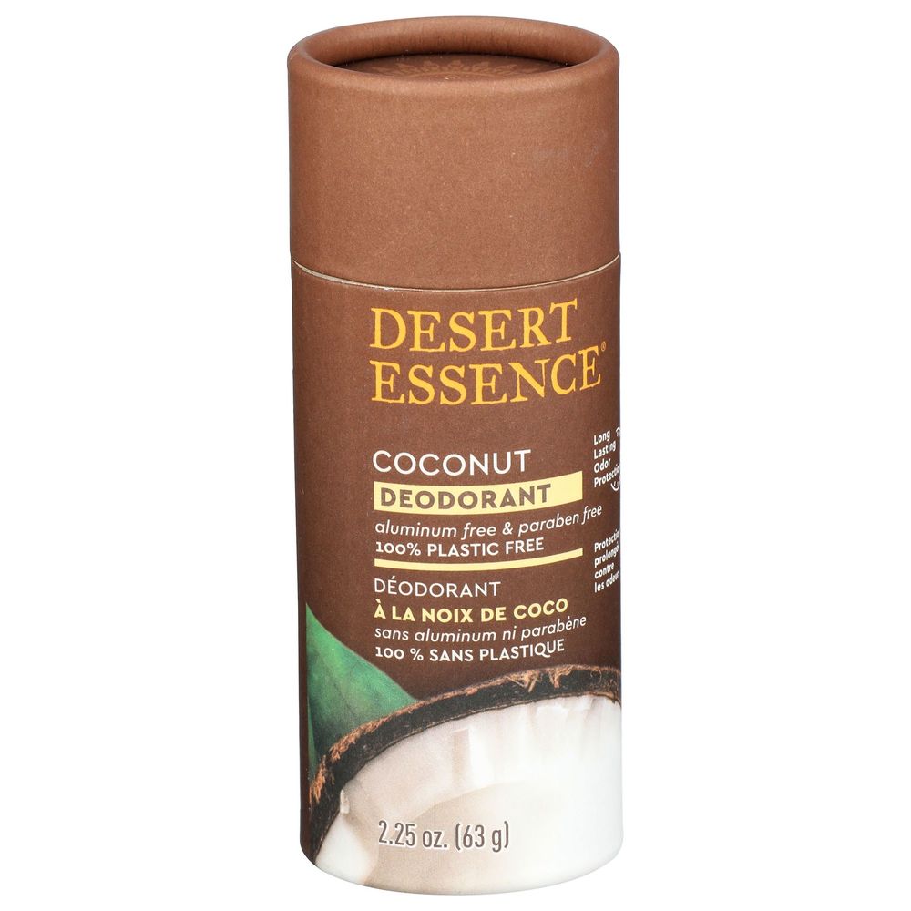 Desert Essence Coconut Deodorant, 2.25 Ounce