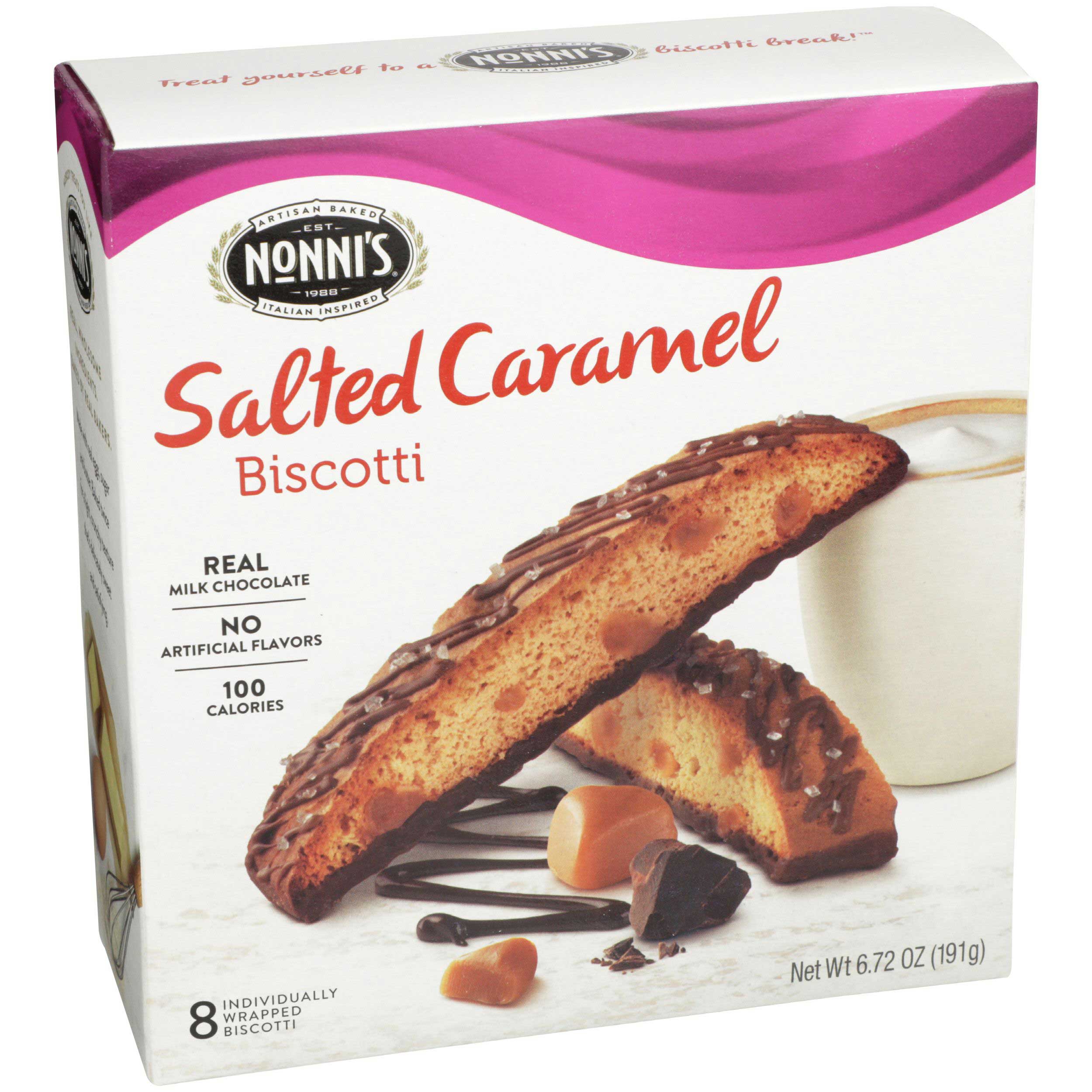 Nonni's Salted Caramel Biscotti, 6.72 Ounce -- 6 Per Case