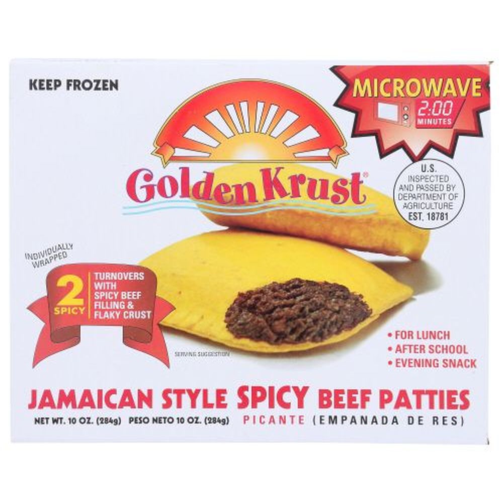 Golden Krust Jamaican Style Spicy Beef Patty, 10 Ounce -- 12 Per Case