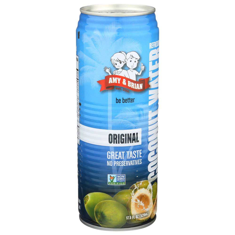 Amy & Brian All Natural Young Coconut Juice, 17.5 Ounce -- 12 Per Case
