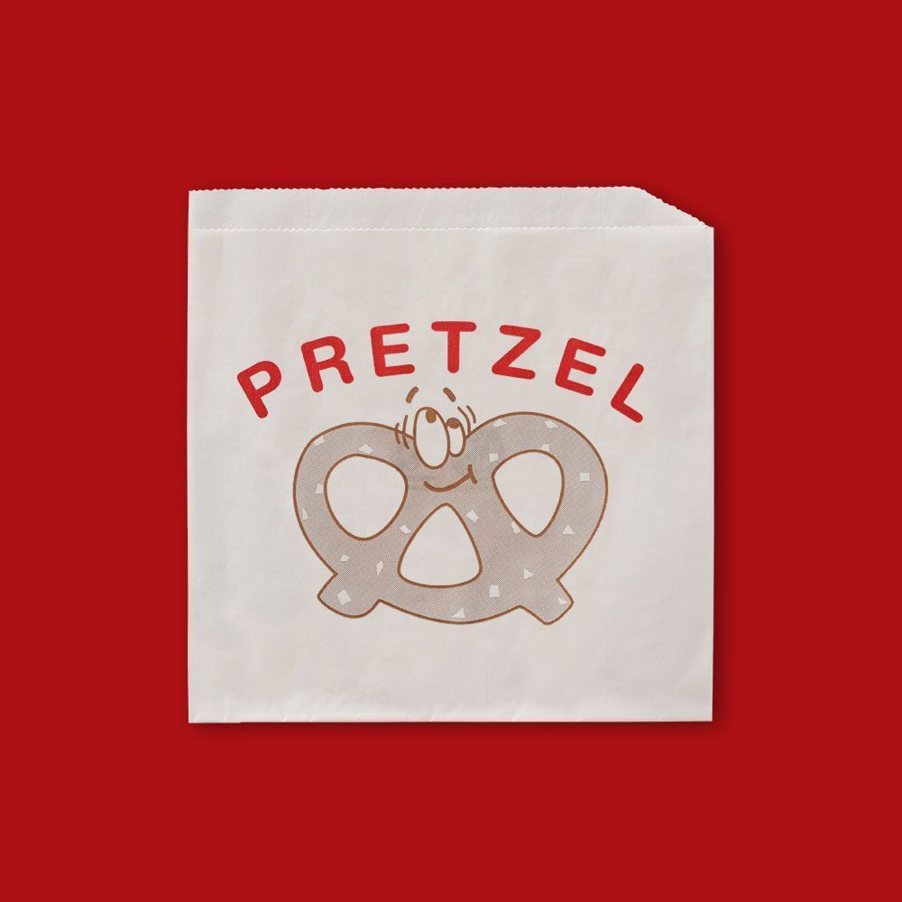 Fischer Printed Double Open Pretzel Bag, 6 3/4 X 7 Inch -- 2000 Per Case