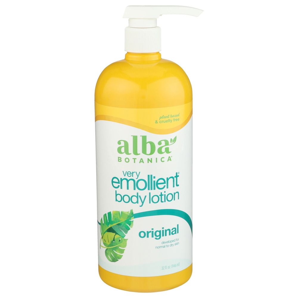 Alba Botanica Original Very Emollient Body Lotion, 32 Ounce