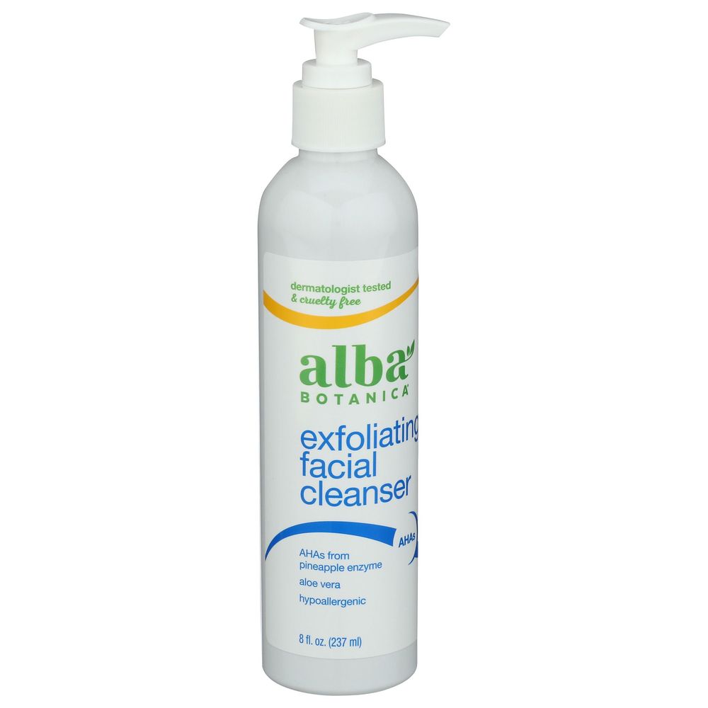 Alba Botanica Pineapple Enzyme Facial Cleanser, 8 Ounce