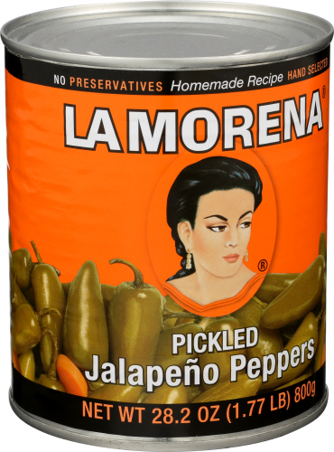 La Morena Whole Jalapeno Pepper, 27 Ounce -- 6 Per Case