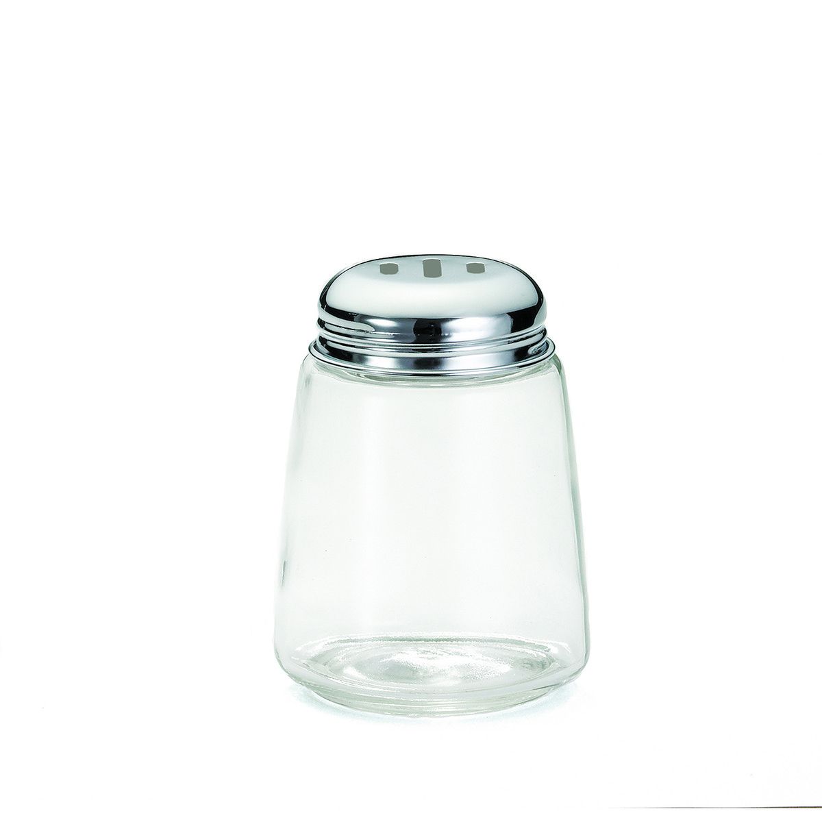 Tablecraft Modern Glass Slotted Top Cheese Shaker, 8 Ounce Capacity -- 12 Per Case