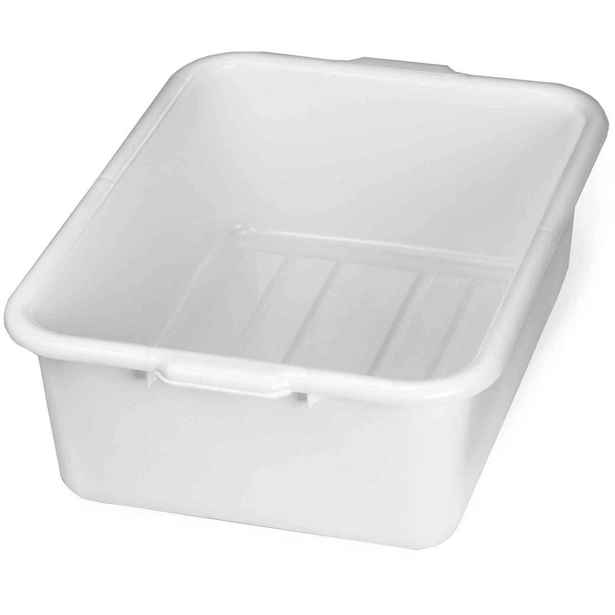 Tablecraft Gray High Density Polypropylene Tote Box, 6 Gallon 