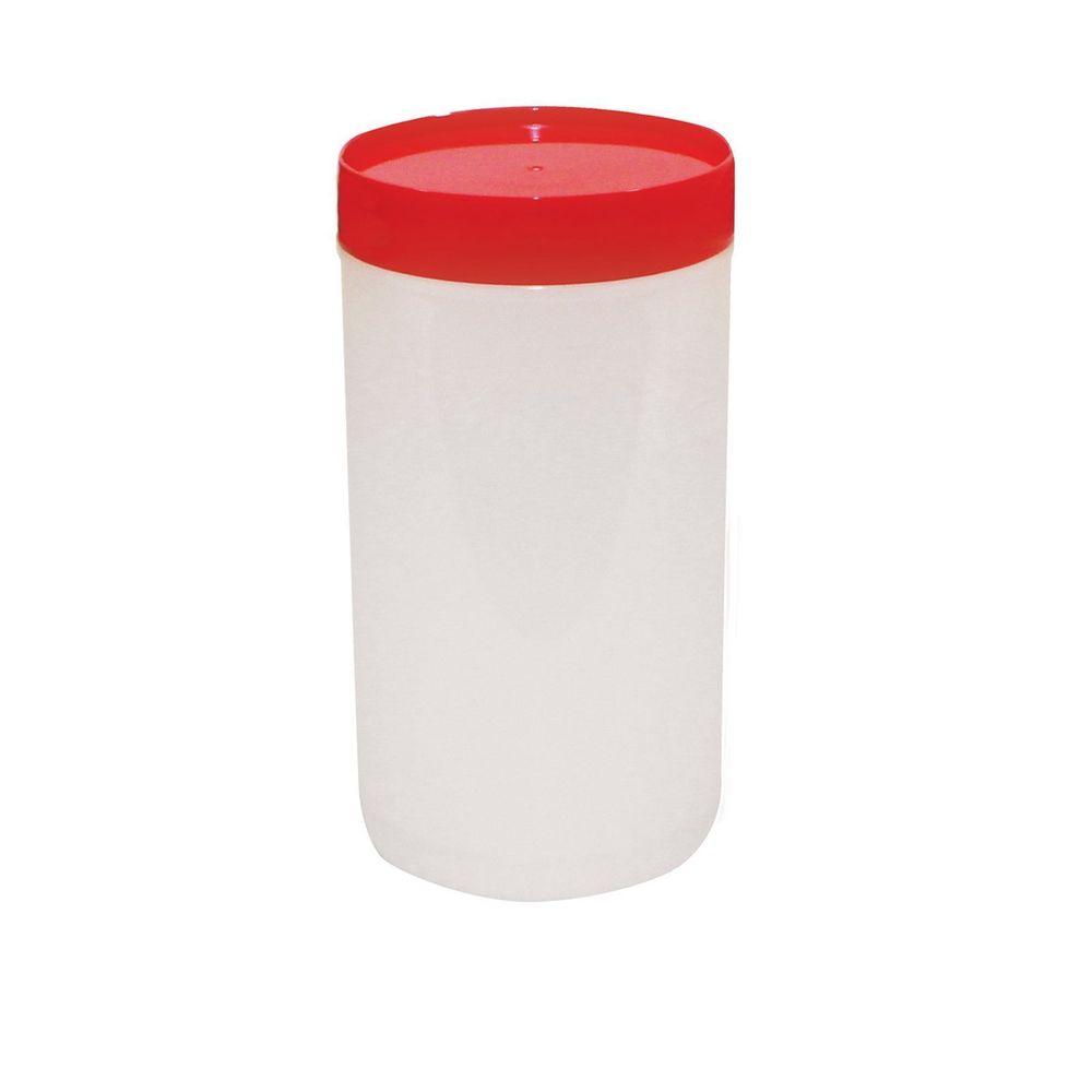 Tablecraft Pourmaster High Density Polyethylene 1 Quart Backup Mix Bottle With Green Cap, 3.625 X 3.625 X 6.75 Inch -- 12 Per Case