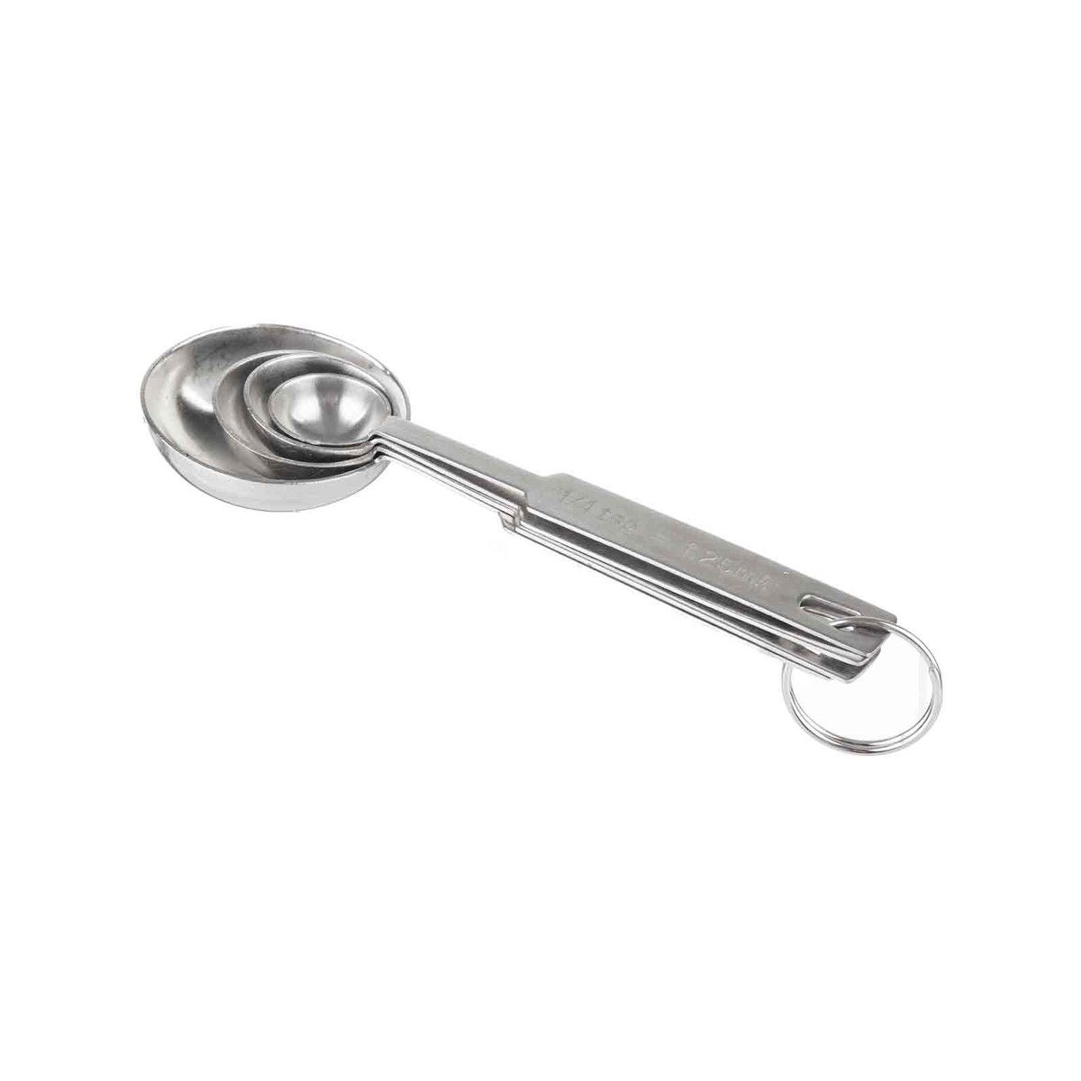 Tablecraft 201 Series Stainless Steel 5 Piece Spice Spoon Set -- 12 Per Case