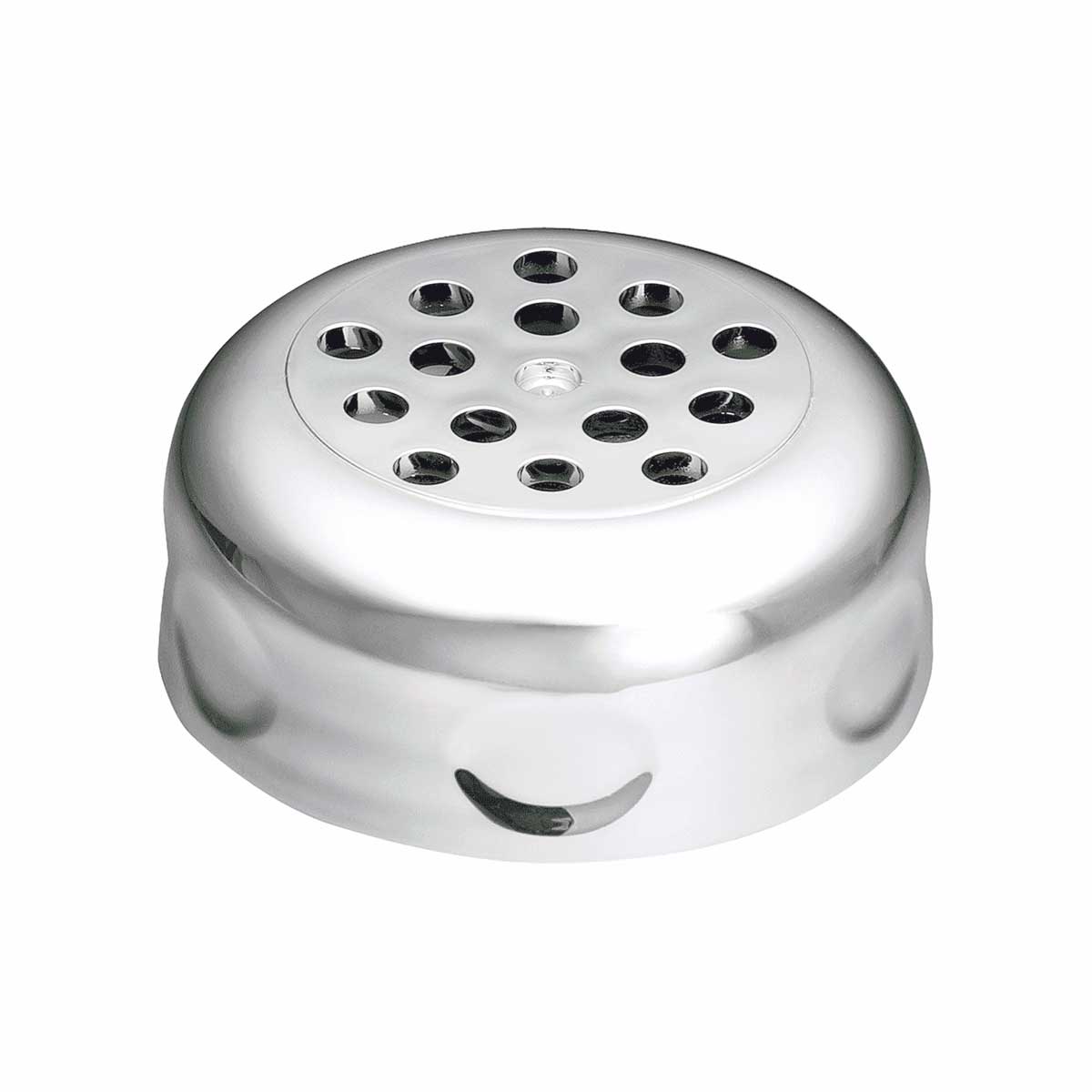 Tablecraft Swirl Plastic Shaker With Chrome Plated Metal Perforated Top, 6 Ounce Capacity -- 12 Per Case