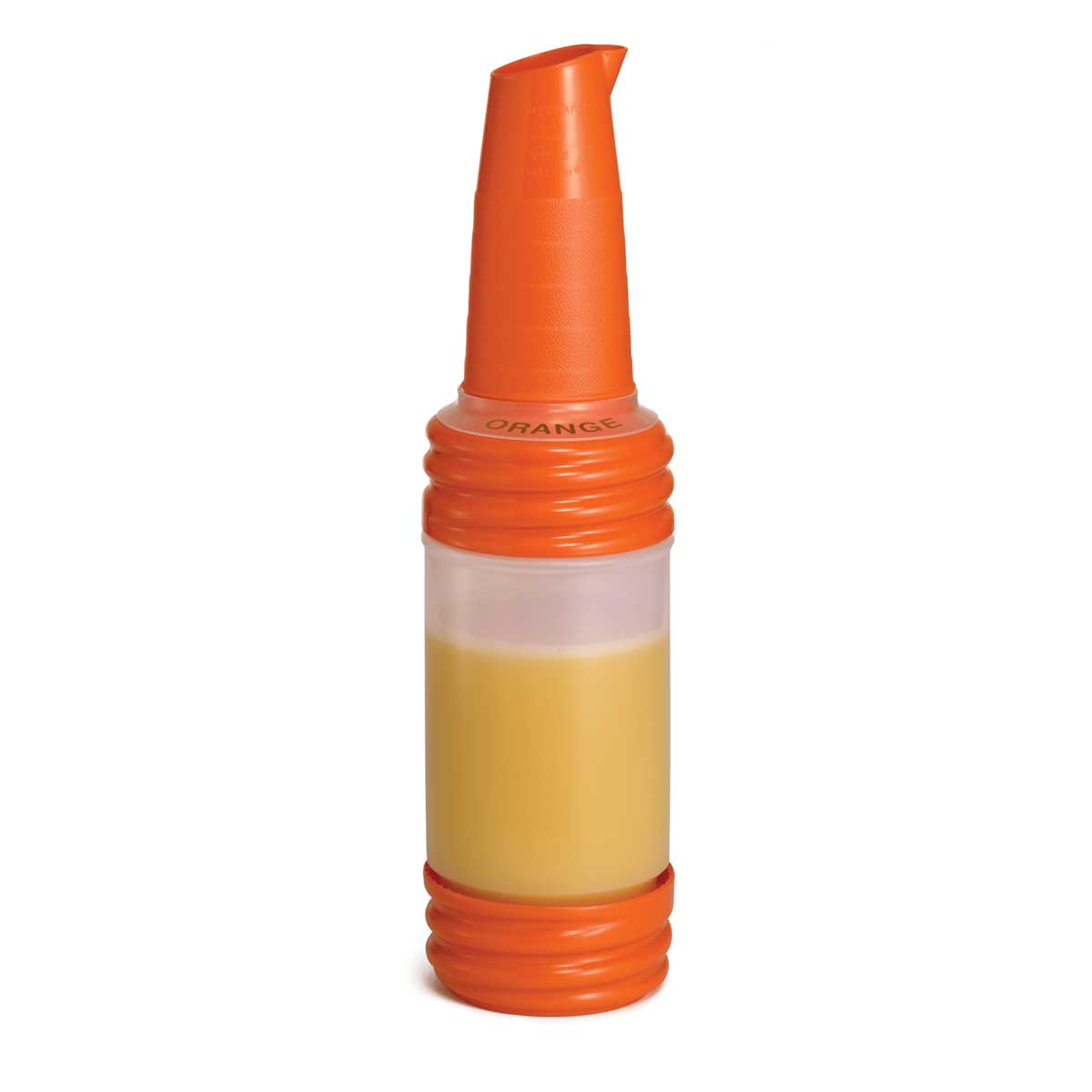 Tablecraft Pourmaster Assorted Ldpe Bottles With V Neck Top, 3.625 X 3.625 X 15.75 Inch -- 12 Per Case