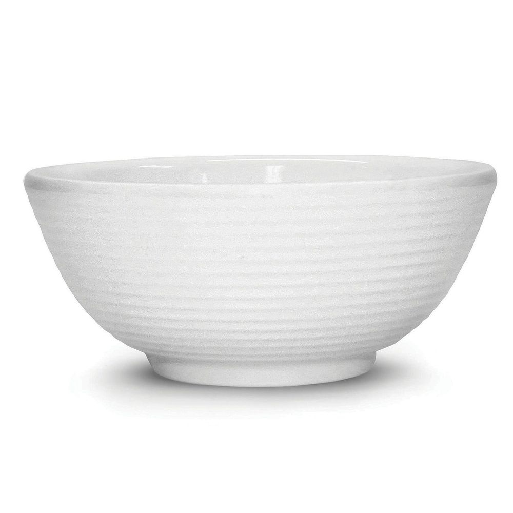Tablecraft Melamine White Round Ribbed Ramekin, 4 Ounce Capacity -- 12 ...