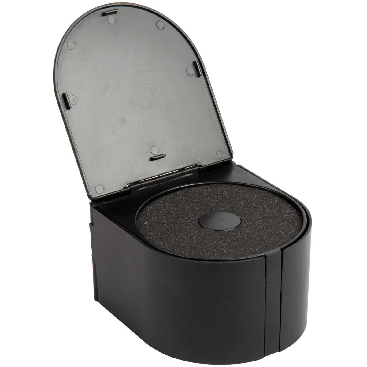 Tablecraft Polystyrene Black 4 Swing Out Trays And 1 Sponge Tray Glass Rimmer