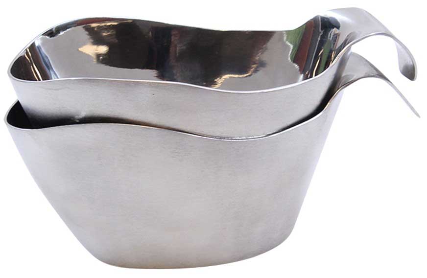 Tablecraft 18-8 Stainless Steel Stackable Gravy Boat, 5 Ounce Capacity