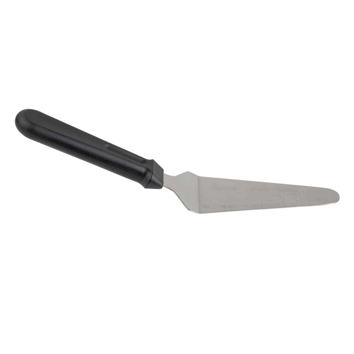 Tablecraft Stainless Steel Pie Server With 4.75 Inch Black Polypropylene Handle, 11 X 2.5 X 0.5 Inch