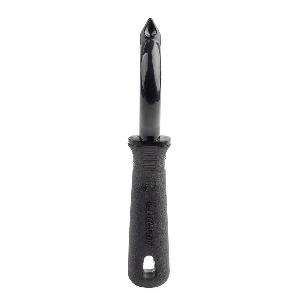 Tablecraft Perfectgrip 420j2 Stainless Steel Serrated Edge Straight Peeler, 1.125 X 1.25 X 7.25 Inch -- 12 Per Case