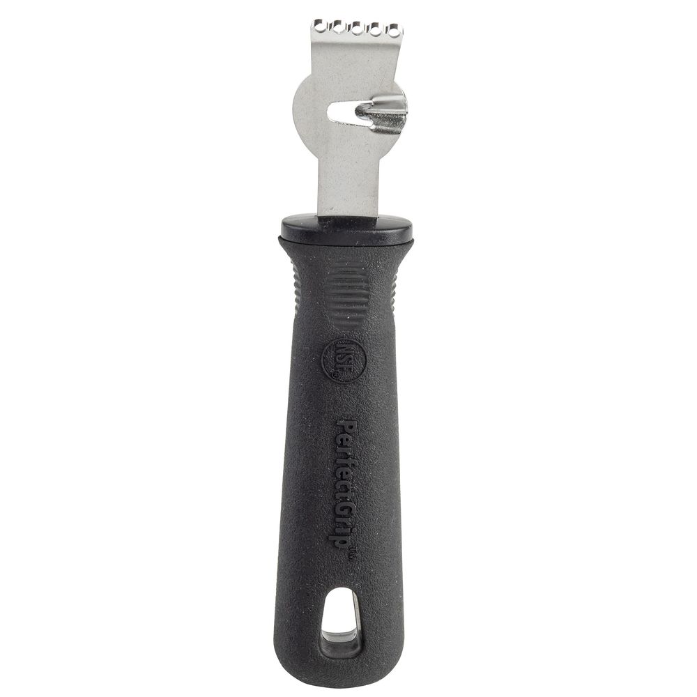 Tablecraft Perfectgrip 420 Stainless Steel Zester/lemon Peeler, 1.125 X .875 X 5.75 Inch -- 12 Per Case