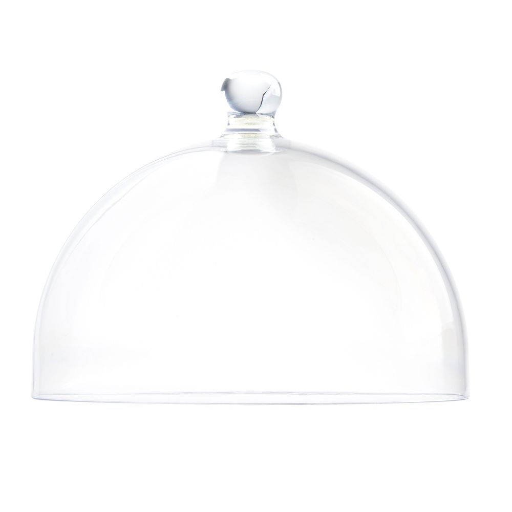 Tablecraft Clear San Round Cake Dome With Knob Handle, 11.75 X 11.75 X 8.75 Inch