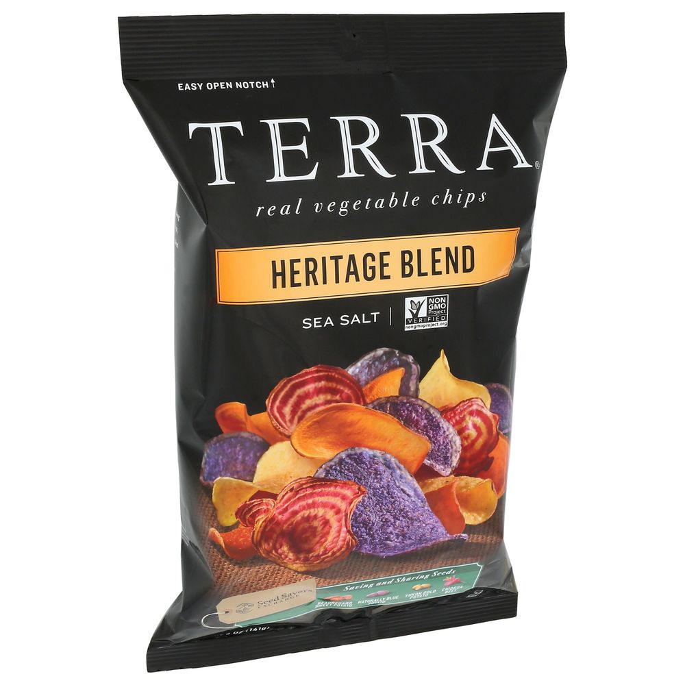 Chips De Vegetales Terra Heritage Blend, 5 Onzas -- 12 Por Caja