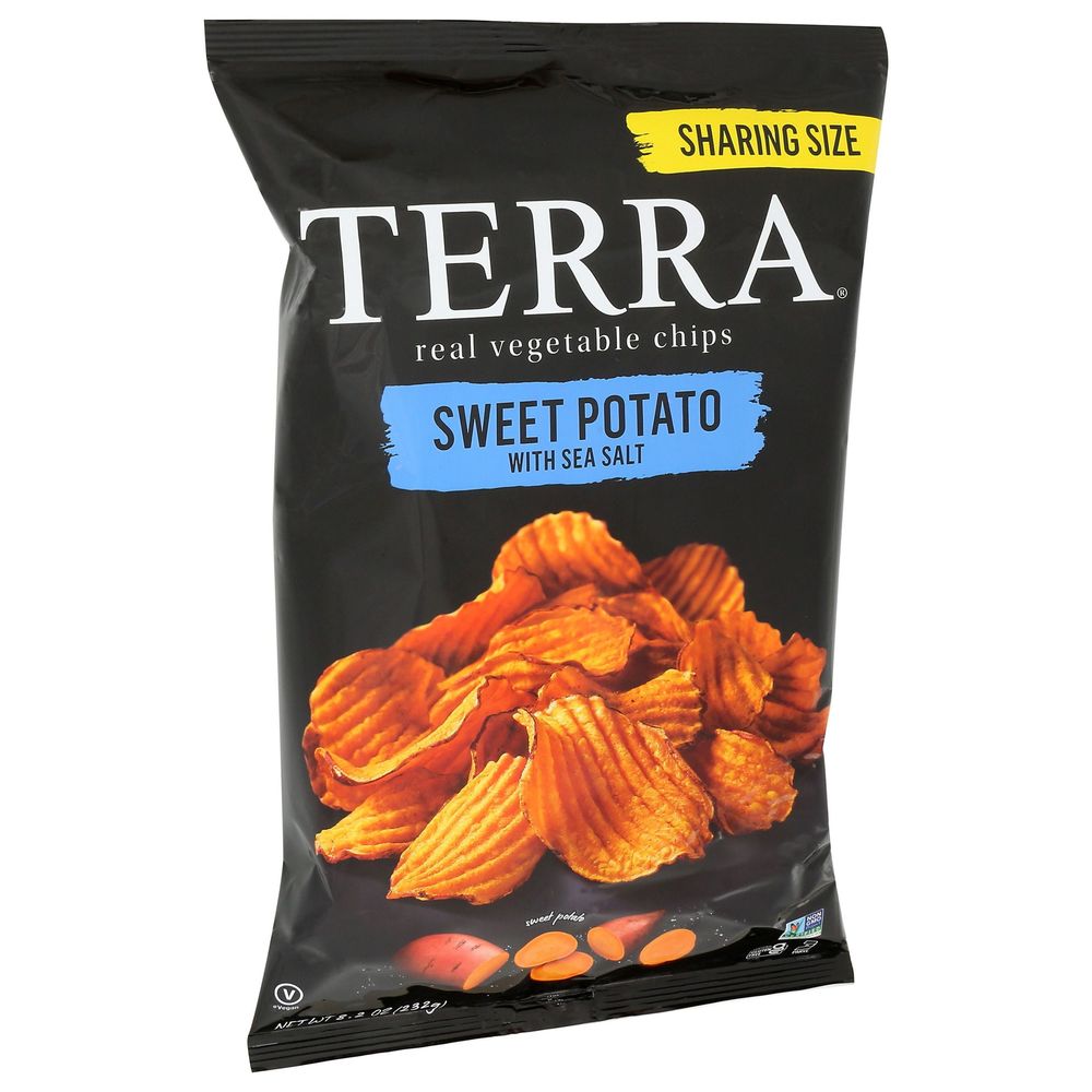 Terra Sweet Potato With Sea Salt Vegetable Chips, Sharing Size, 8.2 Ounce -- 6 Per Case