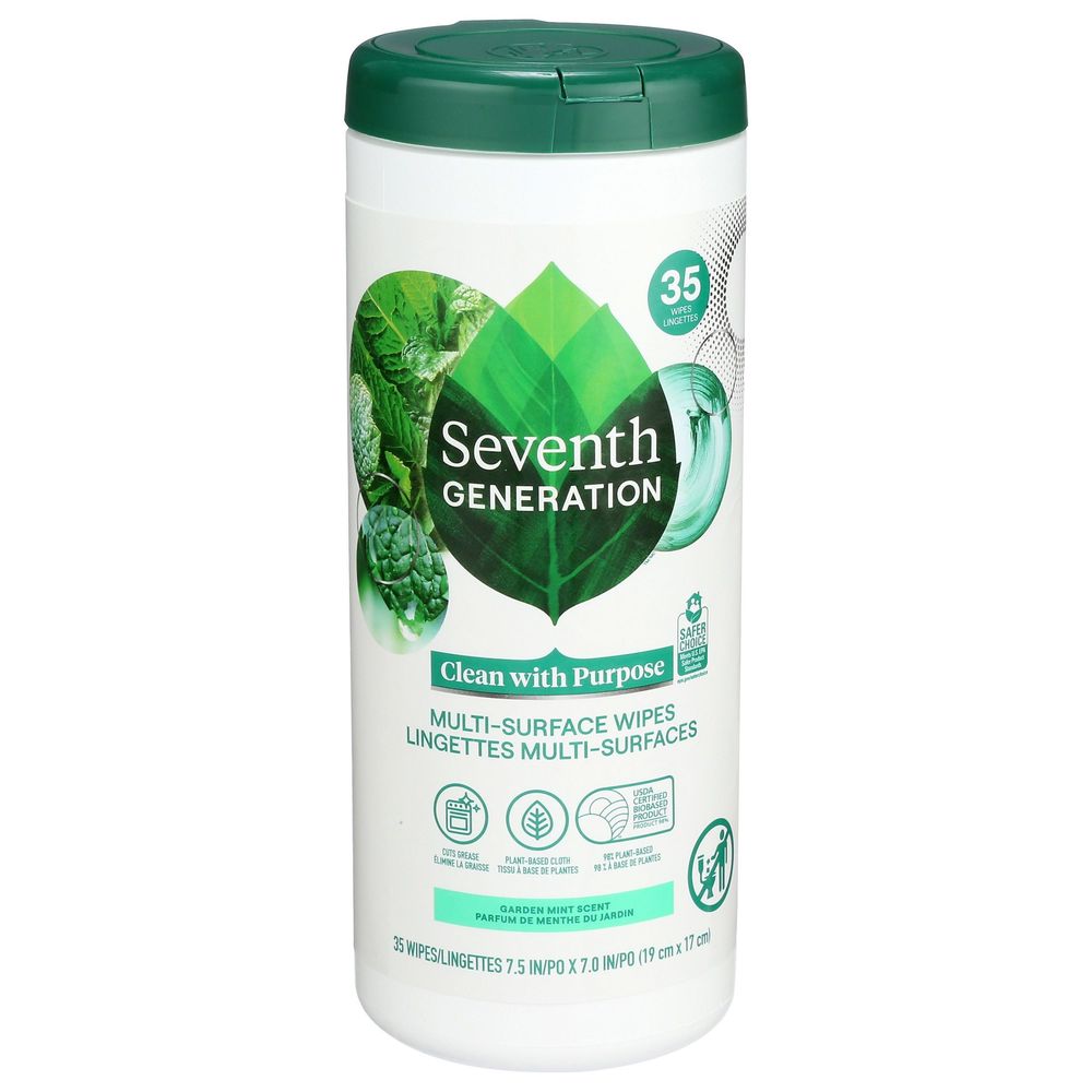 SVG MULTI SURFACE WIPES MINT 12 PIECE 35 COUNT product package