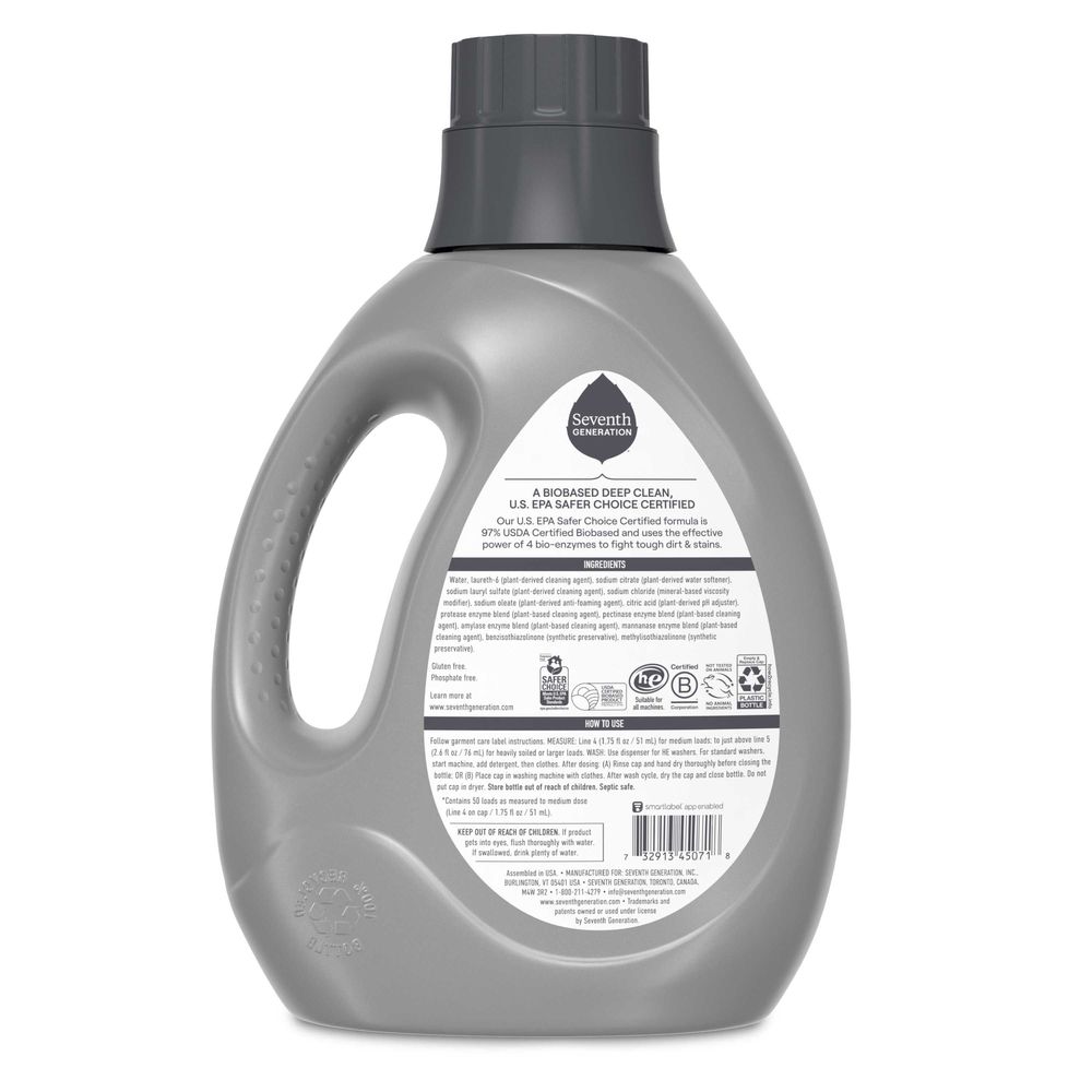 Seventh Generation Free And Clear Laundry Detergent, 87.5 Ounce -- 4 Per Case