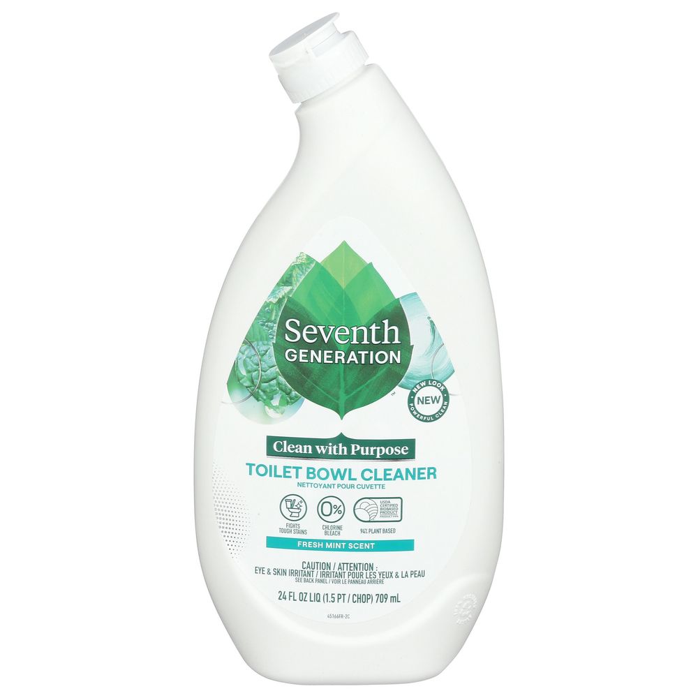 Seventh Generation Mint Toilet Bowl Cleaner, 24 Fluid Ounce -- 4 Per Case